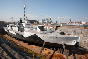 Portsmouth historic dockyard - first world war warship