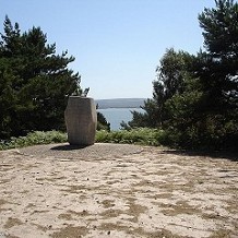 Monument commemorating the first Boy Scout camp on Brownsea Island