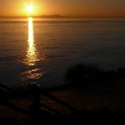 Sunset from Flat Holm Island