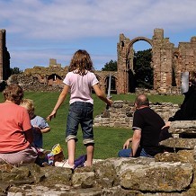 Lindisfarne Priory - &copy; English Heritage Photo Library