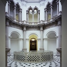 The central spiral staircase in the rotunda, Tate Britain - Courtesy Caruso St John and Tate (c) H&eacute;l&egrave;ne Binet