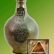 The Museum of Witchcraft - Bellermine Witch Bottle used for house protection >Images by John Hooper Hoopix / MoW<
