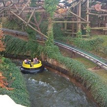 Alton Towers - Water rapids next to the Runaway Train by chumpy