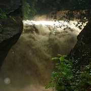 Aberdulais Falls in full spate by DHW NT