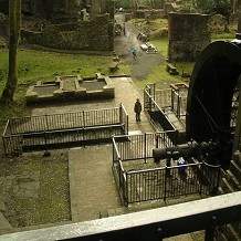 Aberdulais Falls - The tinplate works at Aberdulais Falls 1830-1890 by DHW NT
