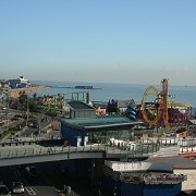 Adventure Island, picture taken from the cliffs overlooking the park. by fuzzyfish