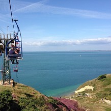 The Needles Park - Spectacular view from the cable car at the Needles Park by Fuzzyfish1000