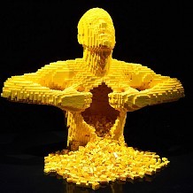 City Information Centre - Art of the brick. Lego.  Hanwell st, London E1. by Londoner03