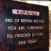 IWM London - Sign from war location. by Londoner03