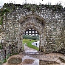 Leeds Castle - Castle gate remains. by Londoner03