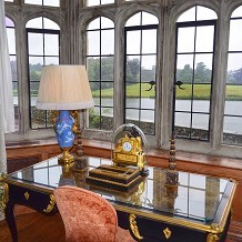 Leeds Castle - Castle room looking onto moat. by Londoner03