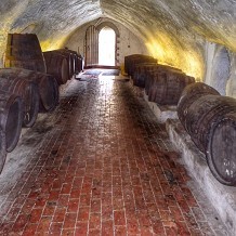 Leeds Castle - Cellar of barrels. by Londoner03