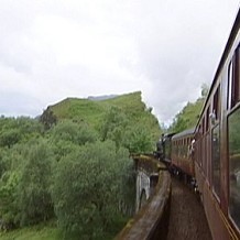 The Jacobite Steam Train - The viaduct at Glenfinnan from the Jacobite steam train by nessie